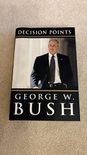George W Bush SIGNED BOOK Decision Points 1st Edition picture