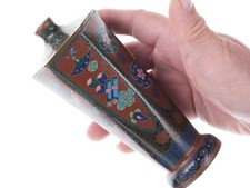 Antique Japanese Meiji period cloisonne vase i picture
