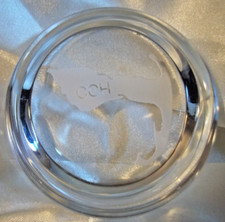 Vintage Commemorative Paperweight Company Souvenir  Etched CCH picture
