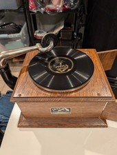 Antique 1922 Victor Victrola VV-IV Oak Phonograph Wind Up Tested Working picture