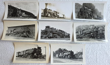 C. 1940s 2-8-2 Steam Locomotive Erie Railroad Lot Of 7 Snapshot Photos picture