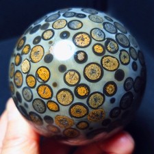 RARE 380G Natural Polished Colorful Agate Sphere Ball Healing Madagascar C1195 picture