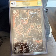 DC Absolute Batman #2 Panosian Foil CGC 9.8 SS Signed Sketch (Remark) picture
