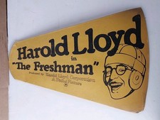 Original 1925 Harold Lloyd The Freshman Paper Megaphone Promo Scorecard picture
