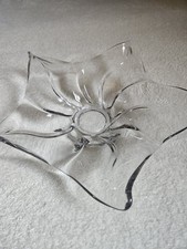 Vintage Chrystal Centerpiece Bowl - LIKE Vannes Le Chatel France - MCM picture