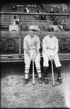 Frankie Frisch  Aaron Ward NY Baseball  RPPC Photo Postcard Copy picture