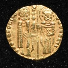 Genuine Ancient Byzantine Constans II Gold AV Solidus Coin Circa 662-667 picture