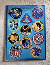 VINTAGE APOLLO MISSION STICKERS picture