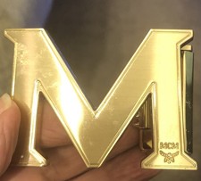 Vintage MCM Gold Belt Buckle picture