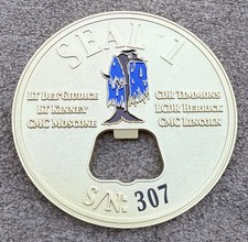 Awesome NSW Navy Seal Team One Challenge Coin ST1 picture