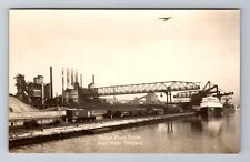Dearborn, MI-Michigan, RPPC: Rouge Plant Docks -Ford Motor, Vintage Postcard picture