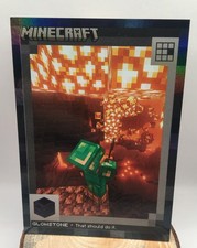 2024 Panini Minecraft Glowstone 1/1 Opti-Chrome #168 Crafting Chronicles picture