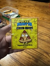 Pocket Mortys - Pepperoni Pizza Morty #104 Pin picture