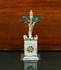 925 sterling silver tulsi plant basil rosary plant for puja temple articles picture