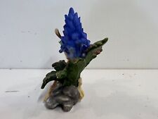 Vintage Cosmos Gifts Porcelain Hummingbird with Bluebonnet Painted Figurine picture