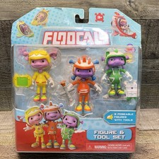 Floogals Just Play 3 Pack Figures & Tool Set Boomer Fleeker & Flo, New picture