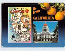 Postcard Greetings/Hi from California USA North America picture