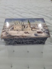 Vintage Fedoskino Lacquer Box 1998 Collectible Made In Russia picture