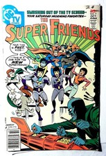 Super Friends #7 1977 DC Wonder Twins Superman Batman Wonder Woman Aquaman Comic picture