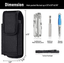 Leatherman Wave Plus Multitool Nylon Sheath - Belt Clip Pouch picture