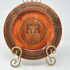 Vintage Polish Folk Art Wood Carved 8.5