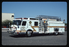 Ridgeway NJ 1996 Emergency One 50' Teleboom Fire Apparatus Slide picture