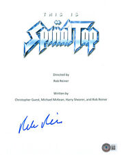 ROB REINER SIGNED AUTOGRAPH THIS IS SPINAL TAP FULL SCRIPT BECKETT BAS picture