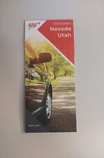 Nevada/Utah Highway Transportation Road Map Silver State Beehive State picture