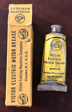 Vintage Victor Phonograph Electric Motor Grease Tube with Box picture