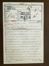 WWII DOUBLE AGENT “Garbo” MESSAGE TO HIS GERMAN CONTROLLERS MISLEADING THEM picture