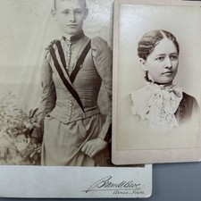 Very Old Photos of Women Late 1800s - 1920s AUTHENTIC & ANTIQUE, lot of 14 picture