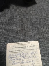 1932 PROHIBITION VIOLATION HIRAM LEE BLOOM SUNBURY PA WHISKEY BEER BAR ROOM picture