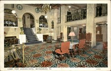 Waynesburg PA Hotel Lobby I. Robbins & Son c1910s Vintage Postcard picture