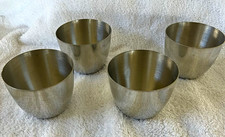 Westminster Jefferson Cup Set of 4 Handmade Silver Plate Cups Sheffield England picture