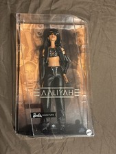 Barbie Signature Aaliyah Collectible Doll in Black Faux Leather Outfit picture