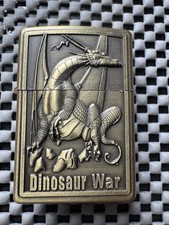 Kantai (Xantai) JT2 Windproof Fluid Lighter Dinosaur Dragon War Mythical NEW picture