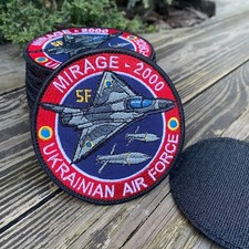 Mirage 2000 F5 Ukrainian Air Force Patch, UAF, French  Dassault Mirage, original picture