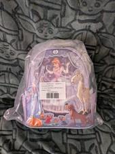 Loungefly Disney 100 Cinderella Lenticular Mini Backpack Decades Purple Bag NWT picture