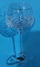 NEW SHANNON CRYSTAL IRELAND RED WINE BALLOON CRYSTAL GLASS picture