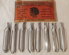 Antique 1920-30s Flapper Hair Curlers WONDER END set 8 in Package picture