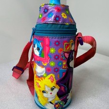 Vintage Lisa Frank Water Bottle Carrier with Strap Kittens Pony Y2K 90s Retro picture
