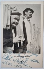 Great old photo original autograph card 