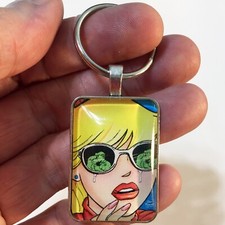EVERYTHING'S ARCHIE 80th Ann. #1 DAN PARENT BETTY COVER Key Ring or Necklace picture