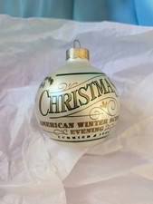 Vintage Currier & Ives Collection Ornament . 1984 , Hallmark picture