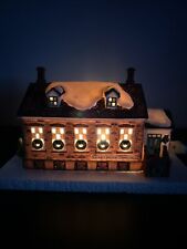 Department 56 Heritage Village Stoney Brook Town Hall Light Up Building VG picture