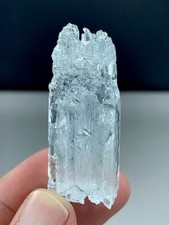 Etched Aquamarine Transparent Crystal - 33 Gm - Shigar Valley Pakistan picture