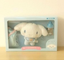 Sanrio Cinnamoroll Plush Doll Baby Care Set Bottle Bib Accessories Japan Unused picture