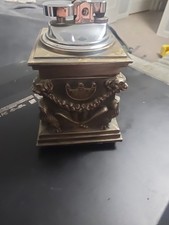 Vintage Federal Eagle Metal Table Lighter w/ Lion Head Accents Mid Century Decor picture