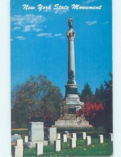 Pre-1980 NEW YORK STATE MONUMENT IN CIVIL WAR CEMETERY Gettysburg PA F1848@ picture