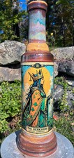 Queen of Clubs Handmade Ceramic Bong picture